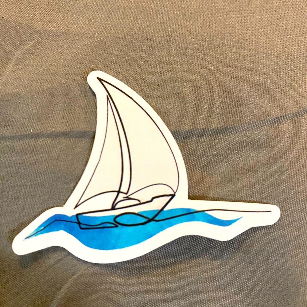 🌈20/$12🌈 Sailboat Sticker